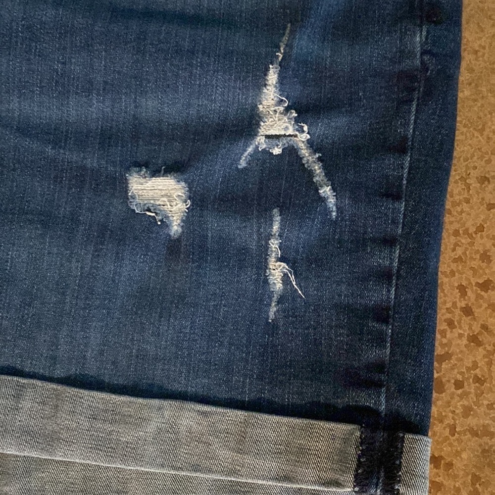 Universal Thread Plus High Rise Midi Distressed D… - image 2